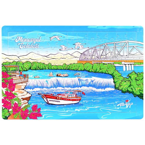 Toptan Manavgat Temalı Uv Baskılı Puzzle 270x400 mm - 4