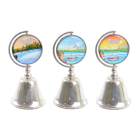 Manavgat Themed Collectible Souvenir Metal Bell 44x90 mm - 4