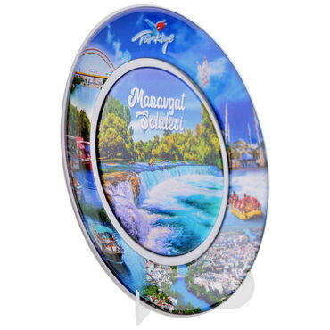 Manavgat Themed Customised Ceramic Epoxy Souvenir Plate 26 cm - 2