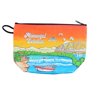 Manavgat Themed Customised PVC Hooded Purse 145x220x70 mm - 3