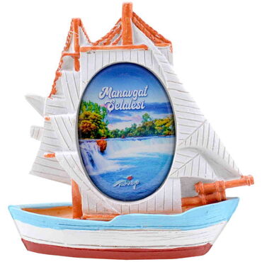 Manavgat Themed Polyester Marine Sailing Ship Figurine - 4