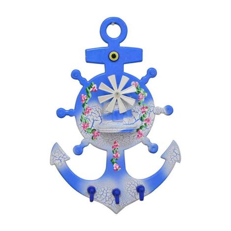 Marine Themed Anchor Keychain Hanger - 2