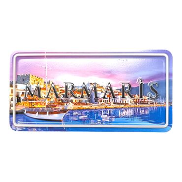 Toptan Marmaris Temalı Kabartmalı Pvc Baskı Magnet - 13