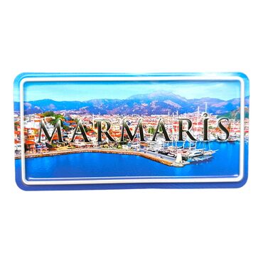 Toptan Marmaris Temalı Kabartmalı Pvc Baskı Magnet - 14