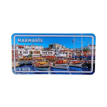 Toptan Marmaris Temalı Kabartmalı Pvc Baskı Magnet - 3