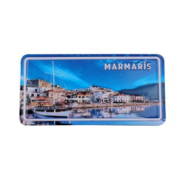 Toptan Marmaris Temalı Kabartmalı Pvc Baskı Magnet - 4