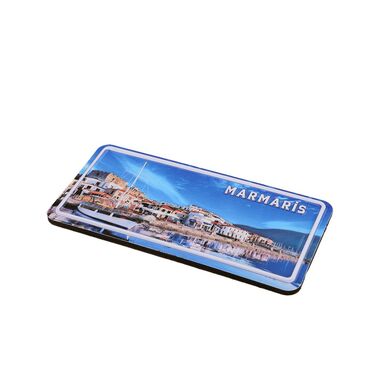 Toptan Marmaris Temalı Kabartmalı Pvc Baskı Magnet - 8