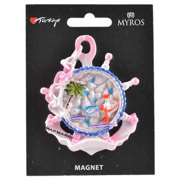 Toptan Marmaris Temalı Kartonetli̇ Taşli Ve Sedefli̇ Pol.magnet - 4