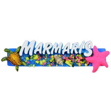 Toptan Marmaris Temalı Polyester Magnet - 6