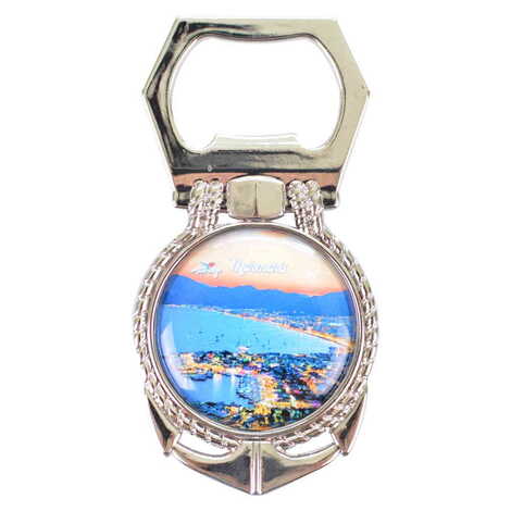 Marmaris Themed Metal Anchor Magnetic Opener 40x75 mm - 5