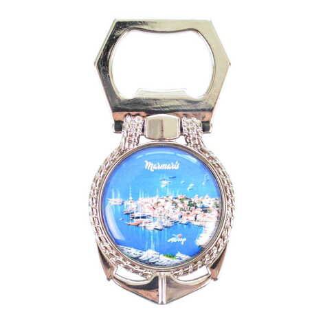 Marmaris Themed Metal Anchor Magnetic Opener 40x75 mm - 6