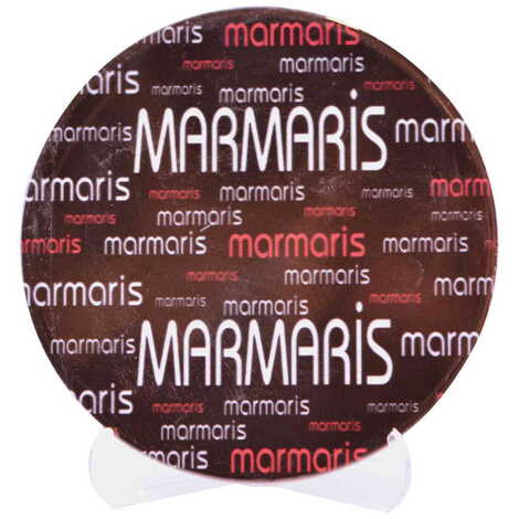 Marmaris Themed Turkish Ceramic Turkey Themed Round Trivet 110 mm - 3