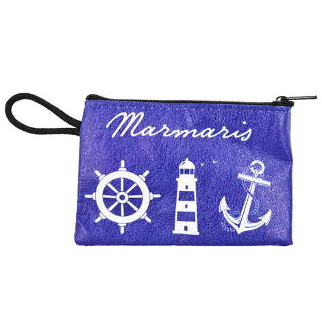 Marmaris Themed Turkish Woven Wallet 113x80x8 mm - 11