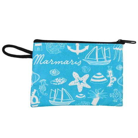 Marmaris Themed Turkish Woven Wallet 113x80x8 mm - 12