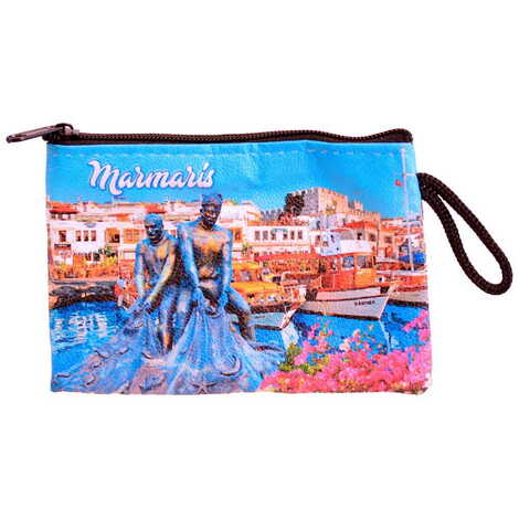 Marmaris Themed Turkish Woven Wallet 215x155x8 mm - 3