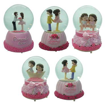 Medium Size Glass Globe Romantic Love No:39 Medium Size - 2