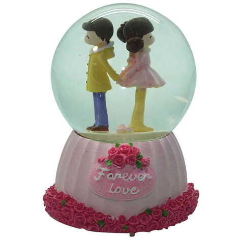 Medium Size Glass Globe Romantic Love No:39 Medium Size - 6