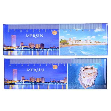 Toptan Mersin Temalı Myros Cetvel Magnet 165x50 mm - 2