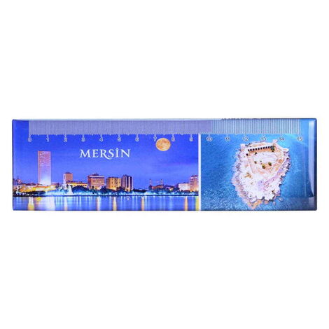 Toptan Mersin Temalı Myros Cetvel Magnet 165x50 mm - 3