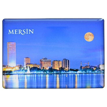 Toptan Mersin Temalı Myros Dikdörtgen Magnet 80x55 mm - 11