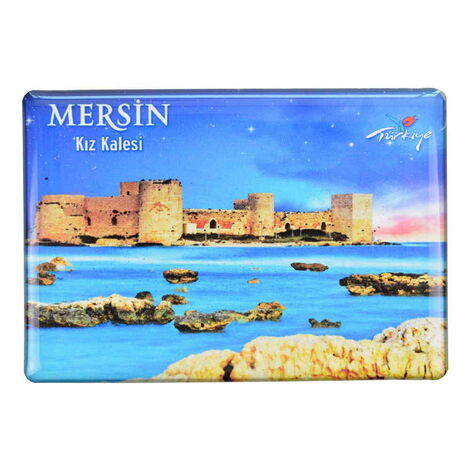 Toptan Mersin Temalı Myros Dikdörtgen Magnet 80x55 mm - 18