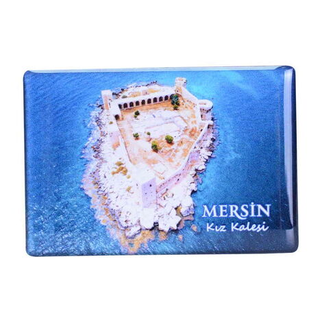 Toptan Mersin Temalı Myros Dikdörtgen Magnet 80x55 mm - 20