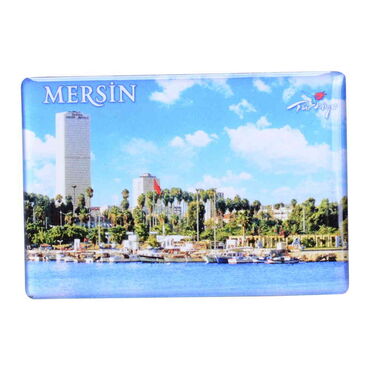 Toptan Mersin Temalı Myros Dikdörtgen Magnet 80x55 mm - 21