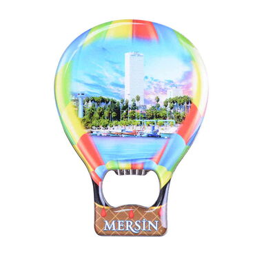 Toptan Mersin Temalı Myros Metal Balon Açacak Magnet T 102x73 mm - 3