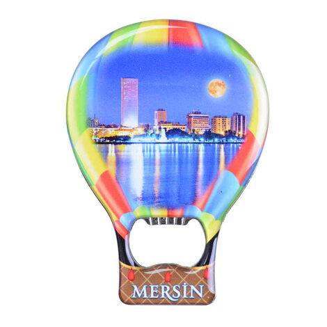 Toptan Mersin Temalı Myros Metal Balon Açacak Magnet T 102x73 mm - 5