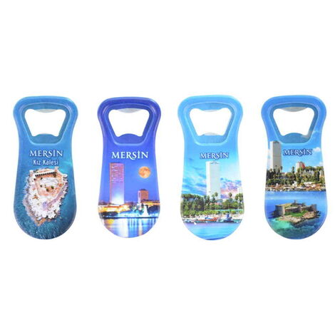 Toptan Mersin Temalı Uv Baskılı Açacak Magnet 95x43 mm - 3