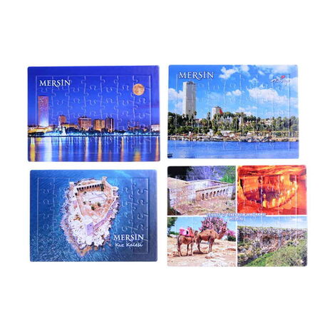 Toptan Mersin Temalı Uv Baskılı Puzzle 190x270 mm - 4