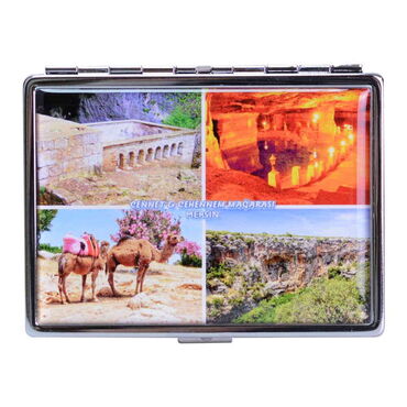 Mersin Themed Metal Cigarette Case 103x80x11 mm - 6