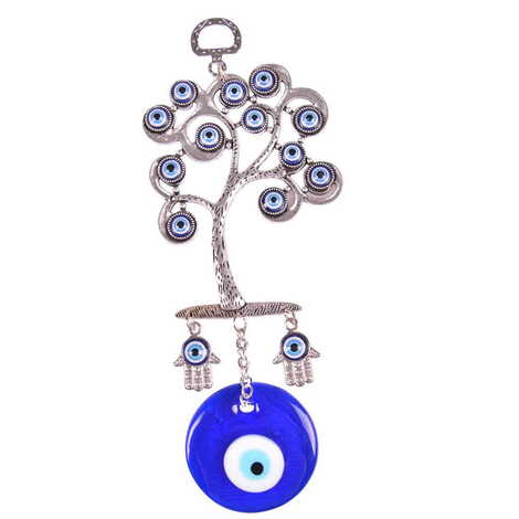 Metal Evil Eye Wall Hanging Decoration - 4