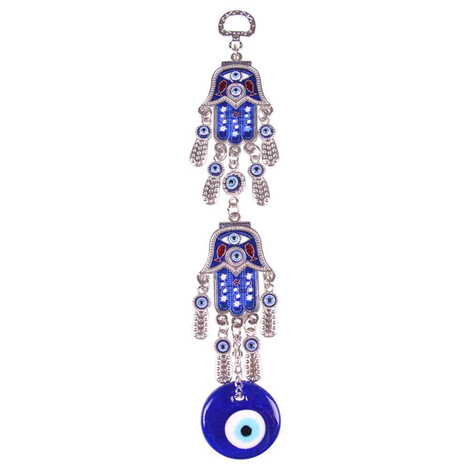 Metal Evil Eye Wall Hanging Decoration - 15