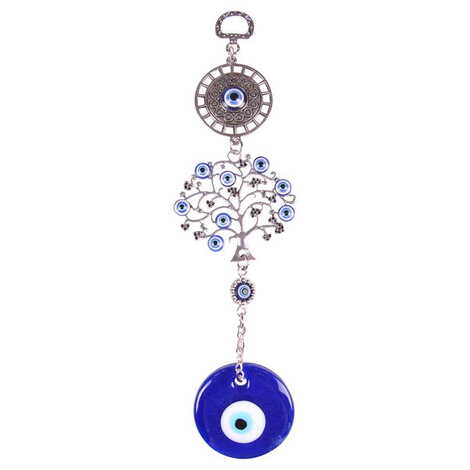 Metal Evil Eye Wall Hanging Decoration - 16