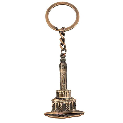 Metal Izmir Clock Tower Keychain - 3