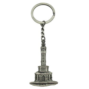 Metal Izmir Clock Tower Keychain - 4