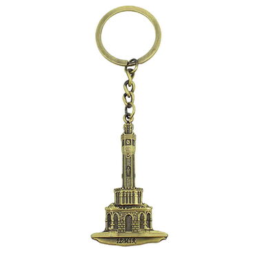 Metal Izmir Clock Tower Keychain - 5