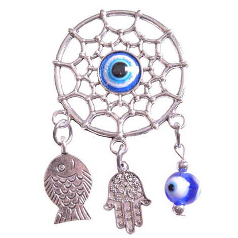 Metal Stony Evil Eye Magnet - 3