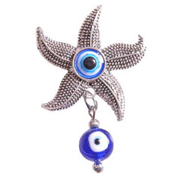 Metal Stony Evil Eye Magnet - 9