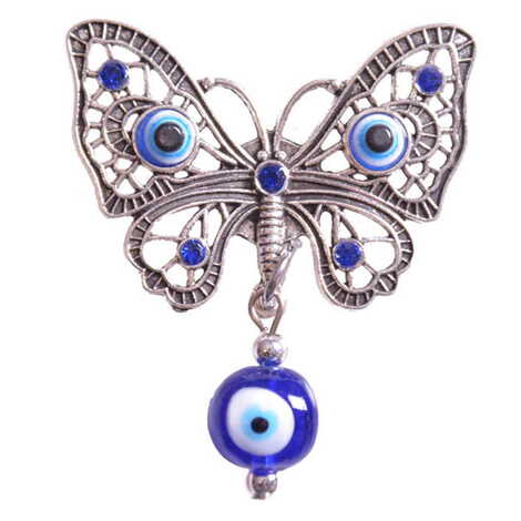 Metal Stony Evil Eye Magnet - 10