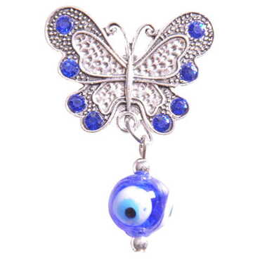 Metal Stony Evil Eye Magnet - 17