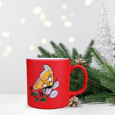 Wholesale Butterfly Themed Ceramic Colorful Mug - 8