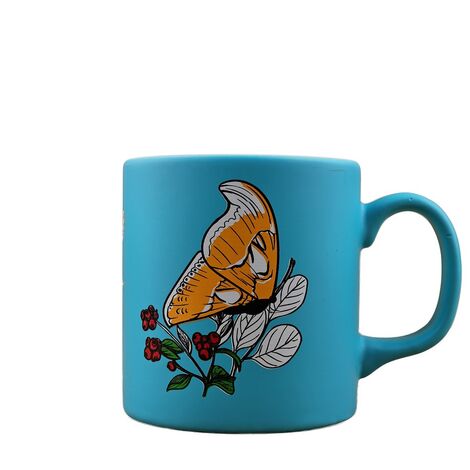 Wholesale Butterfly Themed Ceramic Colorful Mug - 16