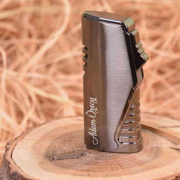 Name Personalised Gasoline Blowtorch Flame Metal Lighter - 8