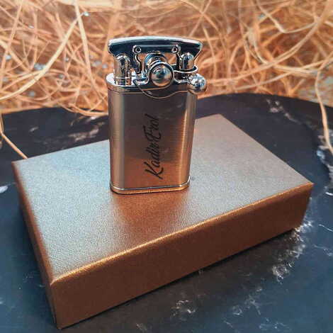 Name Personalised Metal Gasoline Black Lighter - 7