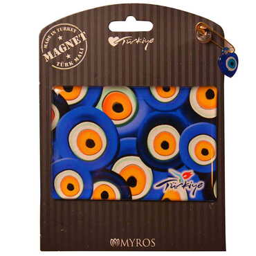 Toptan Nazar Temalı Myros Kartonetli̇ Epoksi̇ Magnet - 5