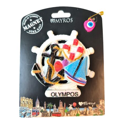 Toptan Olympos Temalı Uv Baskılı Kartonetli Polyester Magnet - 10