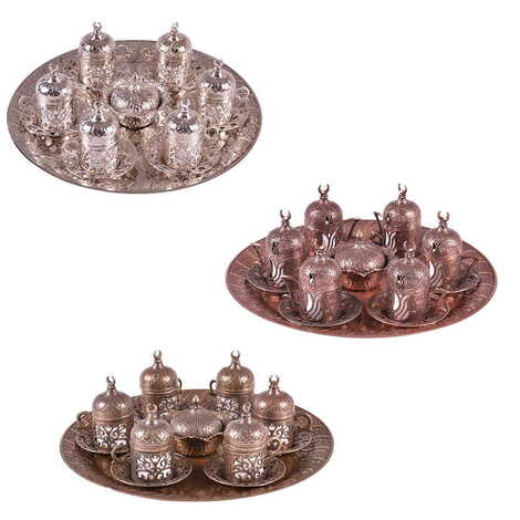 Ottoman Style Turkish Coffee Cup Set Of 6 pcs - 4