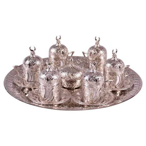 Ottoman Style Turkish Coffee Cup Set Of 6 pcs - 7